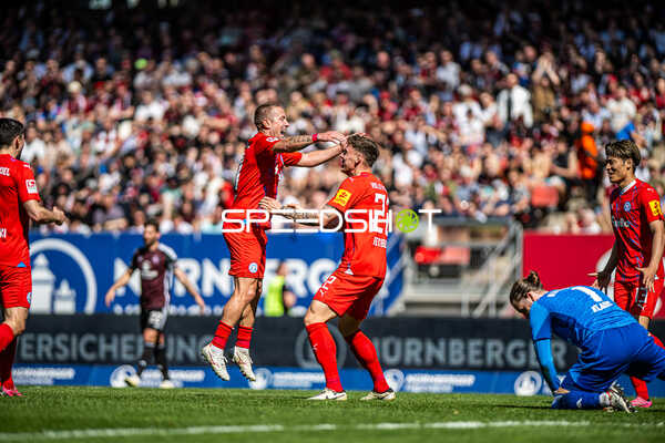 Fußball I Herren I Saison 2023-2024 I 2. Bundesliga I 28. Spieltag I 1. FC Nürnberg - Holstein Kiel I 06.04.2024