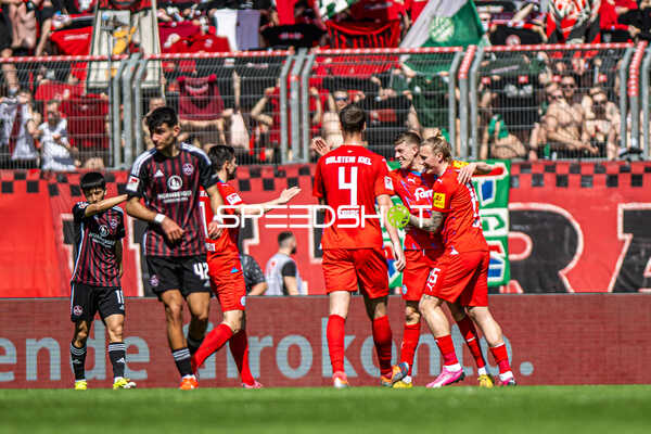 Fußball I Herren I Saison 2023-2024 I 2. Bundesliga I 28. Spieltag I 1. FC Nürnberg - Holstein Kiel I 06.04.2024