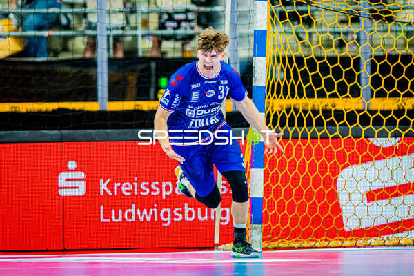 Handball I Herren I Saison 2023-2024 I 2. Handballbundesliga I 30. Spieltag I SG BBM Bietigheim - TuS N-Lübbecke I 27.04.2024 Alexander Pfeifer (31, SG BBM Bietigheim)
Ort: Bietigheim-Bissingen, Germany
Datum: 27.04.2024 - Alexander Pfeifer