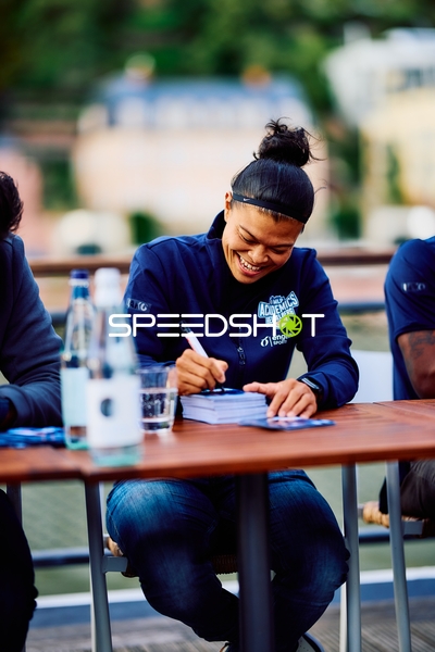 Athletic-Coach bei Teamvorstellung