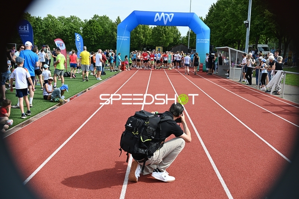 Läufer an Startlinie