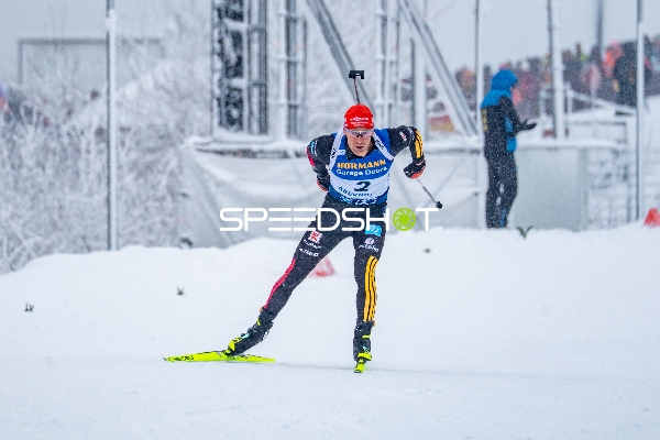 Athlet beim Skilanglauf in Oberhof