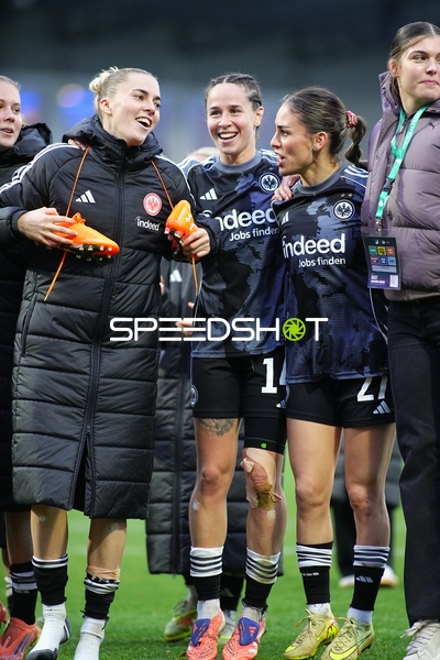 Spielerinnen in entspannter Stimmung