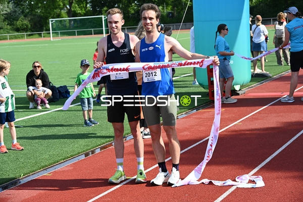 Zielankunft beim TVE Sommerlauf Edingen 2025