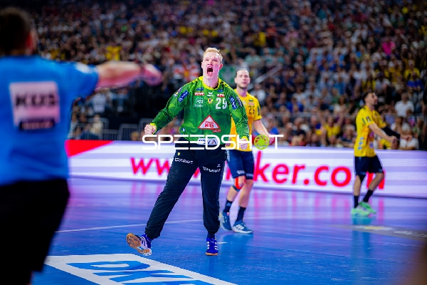 Handball I Herren I Saison 2024-2025 I DHB-Pokal I Halbfinale I Rhein-Neckar Löwen - THW Kiel I 12.04.2025