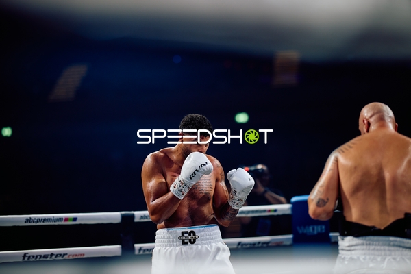 Boxer in der Ringside Zone