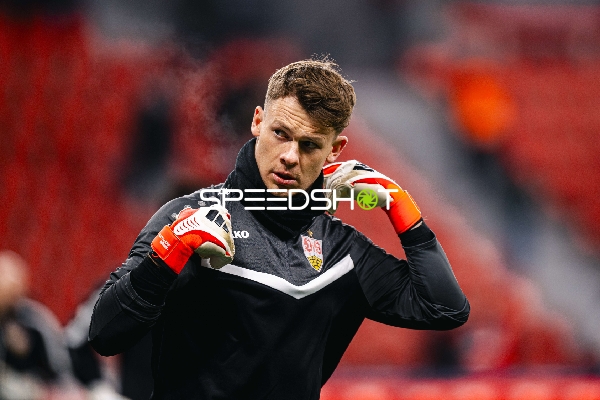 Torwart Alexander Nübel (33; VfB Stuttgart) in Aktion