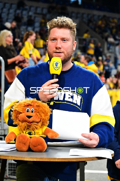 Kevin Gerwin (49; Rhein Neckar Löwen) bei Moderation