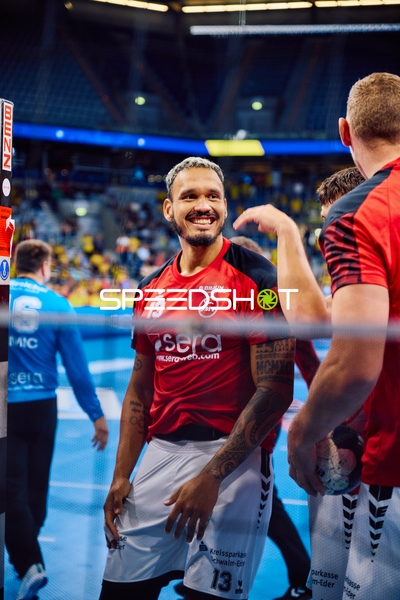 Spieler in einer Pause entspannt sich