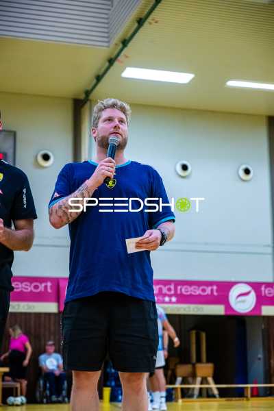 Handball I Herren I Saison 2024-2025 I Daikin Handballbundesliga I Testspiel I Rhein-Neckar Löwen - TV Großwallstadt I 23.08.2024 Uwe Gensheimer (Sportdirektor, Rhein-Neckar Löwen), Kevin Gerwin (Rhein-Neckar Löwen)
Ort: Dahn, Germany
Datum: 23.08.2024