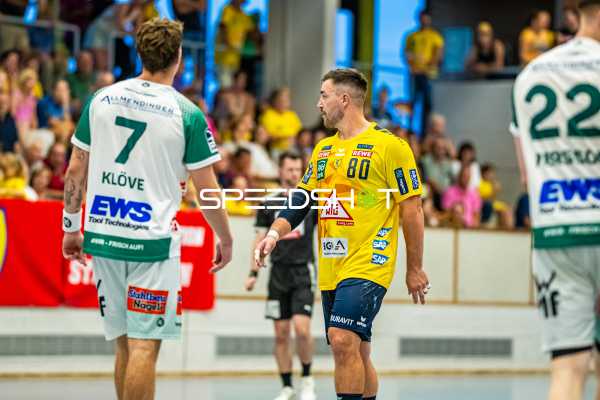 Handball I Herren I Saison 2024-2025 I Daikin Handballbundesliga I Testspiel I Rhein-Neckar Löwen - Frisch AUF! Göppingen I 29.08.2024 Jannik Kohlbacher (80, Rhein-Neckar Löwen)
Ort: Kronau, Germany
Datum: 29.08.2024 - Jannik Kohlbacher