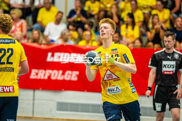 Handball I Herren I Saison 2024-2025 I Daikin Handballbundesliga I Testspiel I Rhein-Neckar Löwen - Frisch AUF! Göppingen I 29.08.2024 Jon Lindenchrone Andersen (42, Rhein-Neckar Löwen)
Ort: Kronau, Germany
Datum: 29.08.2024 - Jon Lindenchrone Andersen