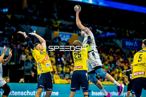 Handball I Herren I Saison 2024-2025 I Daikin Handballbundesliga I 3. Spieltag I Rhein-Neckar Löwen - MT Melsungen I 21.09.2024