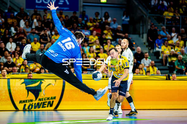 Handball I Herren I Saison 2024-2025 I Daikin Handballbundesliga I 3. Spieltag I Rhein-Neckar Löwen - MT Melsungen I 21.09.2024