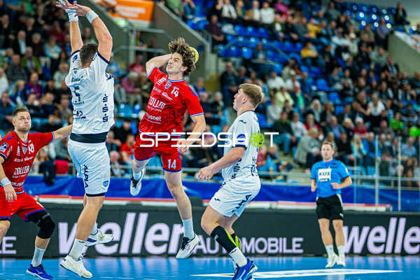 Handball I Herren I Saison 2024-2025 I Daikin Handballbundesliga I 6. Spieltag I SG BBM Bietigheim - TBV Lemgo Lippe I 10.10.2024 Fynn Nicolaus (14, SG BBM Bietigheim)
Ort: Bietigheim-Bissingen, Germany
Datum: 10.10.2024 - Fynn Nicolaus