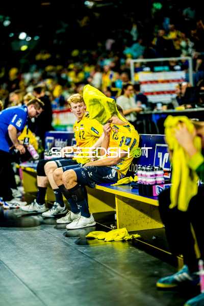 Handball I Herren I Saison 2024-2025 I Daikin Handballbundesliga I 9. Spieltag I Rhein-Neckar Löwen - ThSV Eisenach I 01.11.2024 David More (15, Rhein-Neckar Löwen)
Ort: Mannheim, Germany
Datum: 01.11.2024 - David More, Jon Lindenchrone Andersen