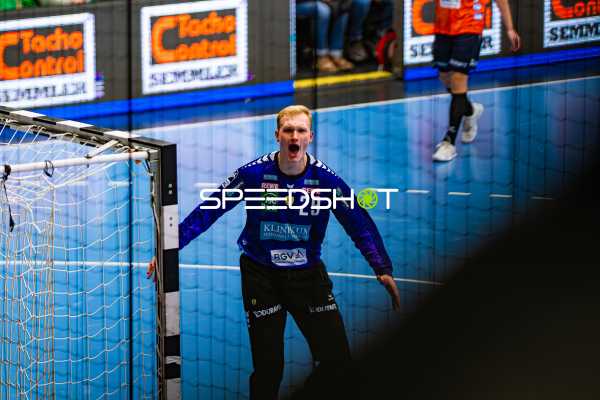 Handball I Herren I Saison 2024-2025 I Daikin Handballbundesliga I 11. Spieltag I Frisch AUF! Göppingen - Rhein-Neckar Löwen I 23.11.2024 Jubel, David Späth (29, Rhein-Neckar Löwen)
Ort: Göppingen, Germany
Datum: 23.11.2024 - Jubel, David Späth
