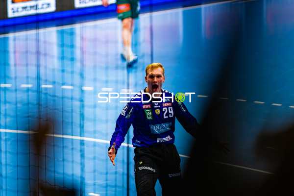 Handball I Herren I Saison 2024-2025 I Daikin Handballbundesliga I 11. Spieltag I Frisch AUF! Göppingen - Rhein-Neckar Löwen I 23.11.2024 Jubel, David Späth (29, Rhein-Neckar Löwen)
Ort: Göppingen, Germany
Datum: 23.11.2024 - Jubel, David Späth, David Späth