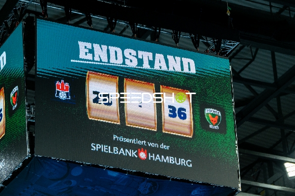Endstand HSV Hamburg vs Füchse Berlin
