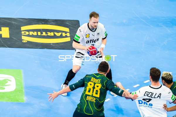 Handball I Herren I Vorbereitung WM 2025 I Testspiel I Deutschland - Brasilien I 11.01.2025