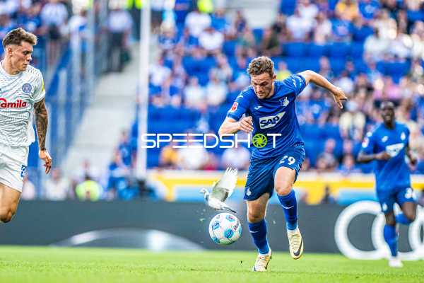 Fußball I Herren I Saison 2024-2025 I Bundesliga I 1. Spieltag I TSG 1899 Hoffenheim - Holstein Kiel I 24.08.2024