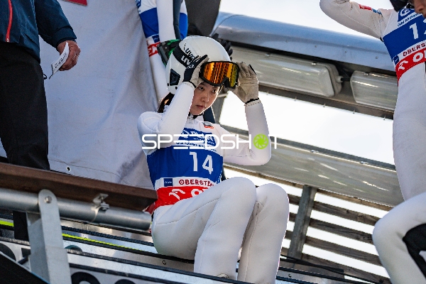 Startnummer 14 bereitet sich vor