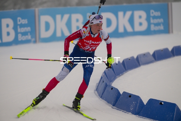 Marketa DAVIDOVA Marketa DAVIDOVA (30; Biathlon Frauen) in Aktion