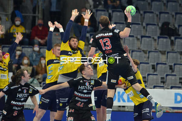 Handball I Herren I Saison 2021-2022 I Liquimoly Handball Bundesliga I 20. Spieltag I Rhein-Neckar Löwen - HC Erlangen I 12.02.2022
