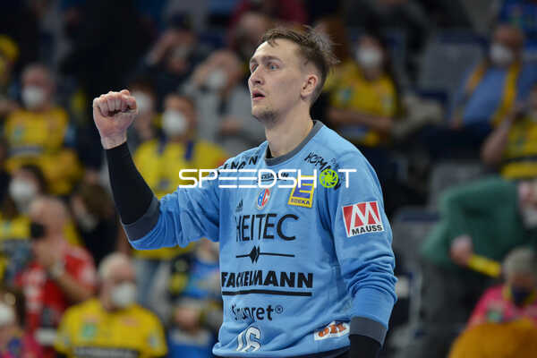 Handball I Herren I Saison 2021-2022 I Liquimoly Handball Bundesliga I 20. Spieltag I Rhein-Neckar Löwen - HC Erlangen I 12.02.2022 Jubel von Kim Sonne-Hansen (#16, HC Erlangen)
Ort: Mannheim, Germany
Datum: 12.02.2022