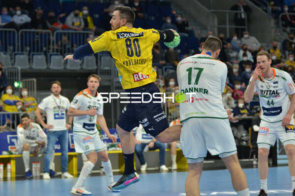 Handball I Herren I Saison 2021-2022 I Liqui Moly Handballbundesliga I 22. Spieltag I Rhein-Neckar Löwen - HSG Wetzlar I 27.02.2022