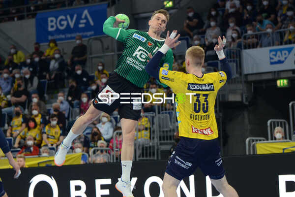 Handball I Herren I Saison 2021-2022 I Liqui Moly Handballbundesliga I 14.Spieltag I Rhein-Neckar Löwen - Füchse Berlin I 27.03.2022
