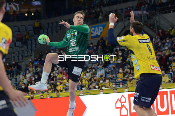 Handball I Herren I Saison 2021-2022 I Liqui Moly Handballbundesliga I 14.Spieltag I Rhein-Neckar Löwen - Füchse Berlin I 27.03.2022