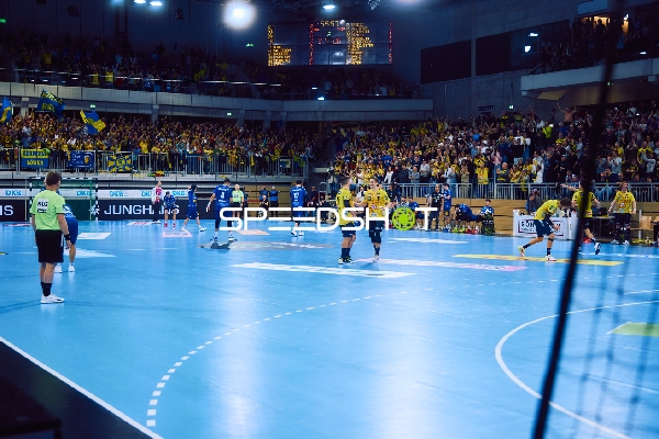 Angriff von Rhein Neckar Löwen in der gegnerischen Hälfte