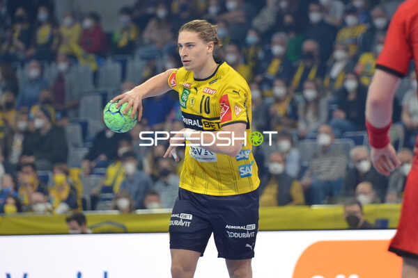 Handball I Herren I Saison 2021-2022 I Liqui Moly Handballbundesliga I 24.Spieltag I Rhein-Neckar Löwen - MT Melsungen I 13.03.2022 Juri Knorr (#10, Rhein-Neckar Löwen)
Ort: Mannheim, Germany
Datum: 13.03.2022 - Juri Knorr