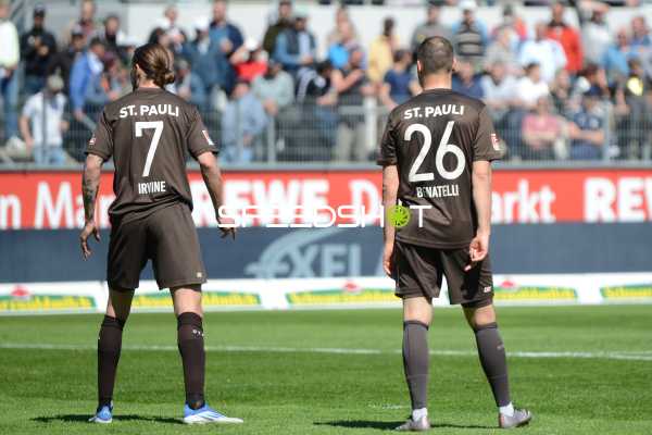 Fußball I Herren I Saison 2021-2022 I 2. Bundesliga I 30.Spieltag I SV Sandhausen - FC St. Pauli I 16.04.2022