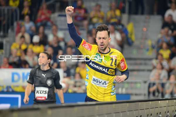 Handball I Herren I Saison 2021-2022 I Liqui Moly Handballbundesliga I 33.Spieltag I Rhein-Neckar Löwen - THW Kiel I 08.06.2022 Jubel von Patrick Groetzki (#24, Rhein-Neckar Löwen)
Ort: Mannheim, Germany
Datum: 08.06.2022 - Patrick Groetzki