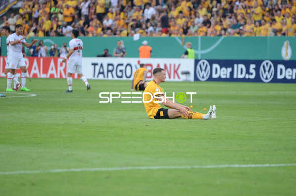 Fußball I Herren I Saison 2022-2023 I DFB-Pokal I 1. Runde I SG Dynamo Dresden - VfB Stuttgart I 29.07.2022 Entäuschter Jonathan Meier (#8, SG Dynamo Dresden)
Ort: Dresden, Germany
Datum: 29.07.2022