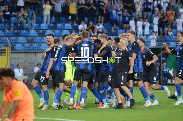 Fußball I Herren I Saison 2022-2023 I DFB-Pokal I 1. Runde I SV Waldhof Mannheim - Holstein Kiel I 31.07.2022