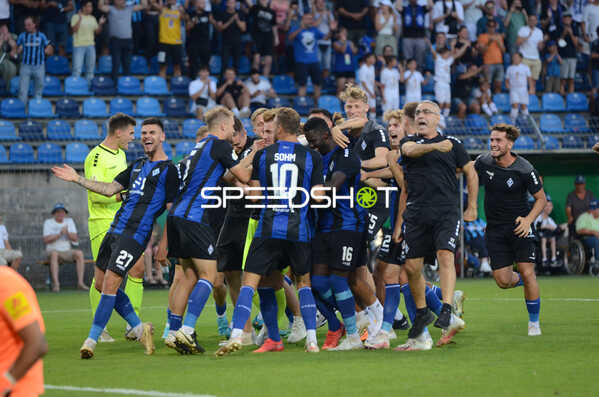 Fußball I Herren I Saison 2022-2023 I DFB-Pokal I 1. Runde I SV Waldhof Mannheim - Holstein Kiel I 31.07.2022