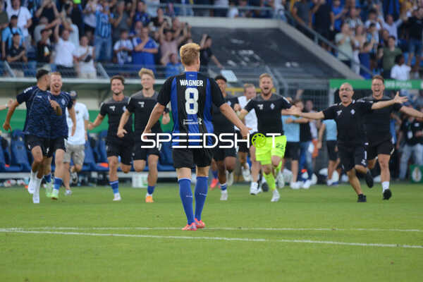 Fußball I Herren I Saison 2022-2023 I DFB-Pokal I 1. Runde I SV Waldhof Mannheim - Holstein Kiel I 31.07.2022