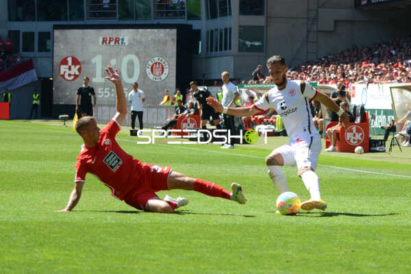 Fußball I Herren I Saison 2022-2023 I 2. Bundesliga I 3. Spieltag I 1. FC Kaiserslautern - FC St. Pauli I 07.08.2022