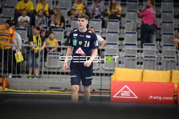 Handball I Herren I Saison 2022-2023 I Liqui Moly Handballbundesliga I 1. Spieltag I Rhein-Neckar Löwen - MT Melsungen I 03.09.2022 Niklas Michalski (#26, Rhein-Neckar Löwen)
Ort: Mannheim, Germany
Datum: 03.09.2022 - Niklas Michalski