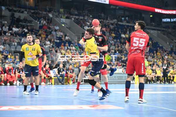 Handball I Herren I Saison 2022-2023 I Liqui Moly Handballbundesliga I 1. Spieltag I Rhein-Neckar Löwen - MT Melsungen I 03.09.2022 Wurf von Halil Jaganjac (#45, Rhein-Neckar Löwen)
Ort: Mannheim, Germany
Datum: 03.09.2022 - Jannik Kohlbacher