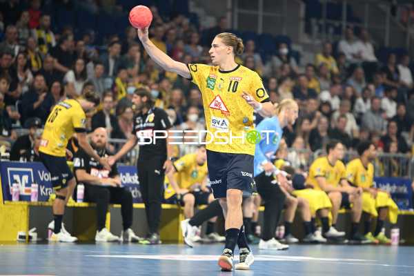 Handball I Herren I Saison 2022-2023 I Liqui Moly Handballbundesliga I 1. Spieltag I Rhein-Neckar Löwen - MT Melsungen I 03.09.2022 Juri Knorr (#10, Rhein-Neckar Löwen)
Ort: Mannheim, Germany
Datum: 03.09.2022