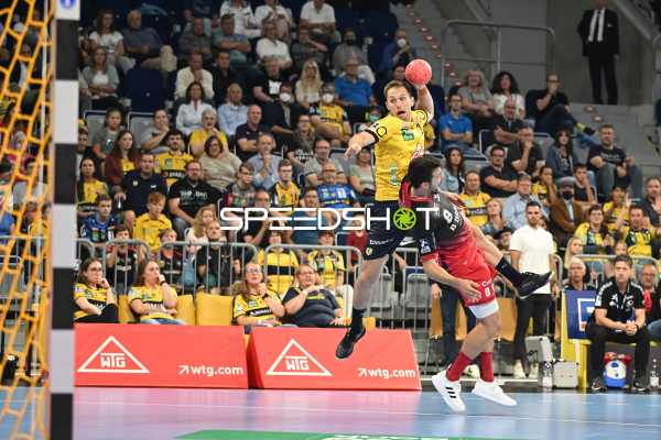 Handball I Herren I Saison 2022-2023 I Liqui Moly Handballbundesliga I 1. Spieltag I Rhein-Neckar Löwen - MT Melsungen I 03.09.2022 Wurf von Albin Lagergren (#23, Rhein-Neckar Löwen)
Ort: Mannheim, Germany
Datum: 03.09.2022 - Olle Forsell_Schefvert, Steven Plucnar Jacobsen