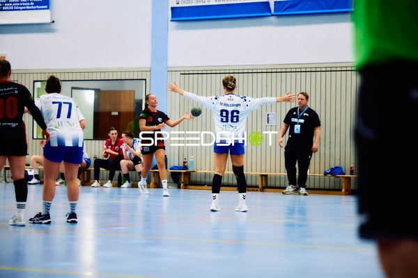 Abwehraktion von TV Edingen gegen SG Heidelsheim/Helmsheim