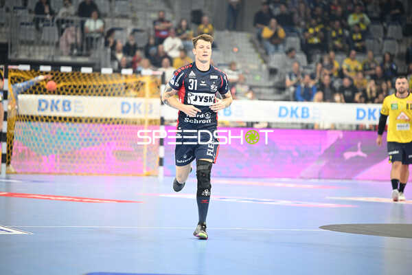 Handball I Herren I Saison 2022-2023 I Liqui Moly Handballbundesliga I 5. Spieltag I Rhein-Neckar Löwen - SG Flensburg-Handewitt I 24.09.2022 Emil Manfeldt Jakobsen (#31, SG Flensburg-Handewitt)
Ort: Mannheim, Germany
Datum: 24.09.2022 - Emil Jakobsen, Jannik Kohlbacher