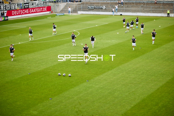 SV Sandhausen Aufwärmphase