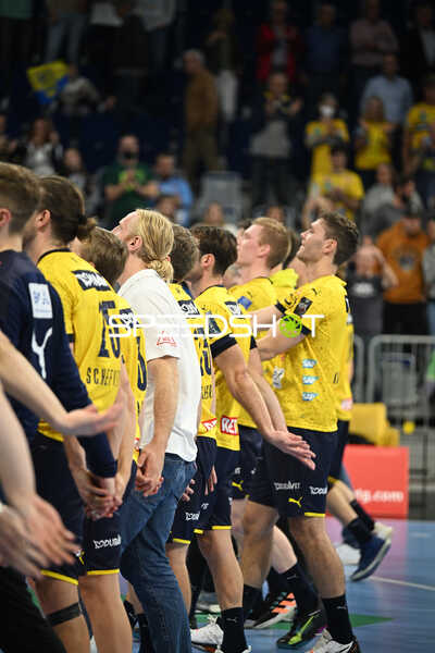 Handball I Herren I Saison 2022-2023 I Liqui Moly Handballbundesliga I 7. Spieltag I Rhein-Neckar Löwen - GWD Minden I 06.10.2022 Die Rhein-Neckar Lwen feiern
Ort: Mannheim, Germany
Datum: 06.10.2022