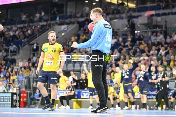 Handball I Herren I Saison 2022-2023 I Liqui Moly Handballbundesliga I 9. Spieltag I Rhein-Neckar Löwen - TSV Hannover-Burgdorf I 30.10.2022 Jubel von Joel Birlehm (#35, Rhein-Neckar Löwen)
Ort: Mannheim, Germany
Datum: 30.10.2022